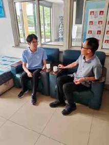 潍坊高崖水库运营维护中心与姜工聊天图